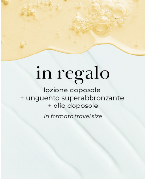 TRAVEL SIZE - LOZIONE DOPOSOLE - UNGUENTO SUPERABBRONZANTE - OLIO DOPOSOLE