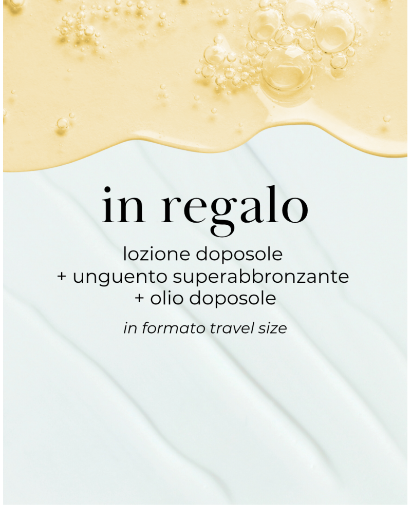 TRAVEL SIZE - LOZIONE DOPOSOLE - UNGUENTO SUPERABBRONZANTE - OLIO DOPOSOLE