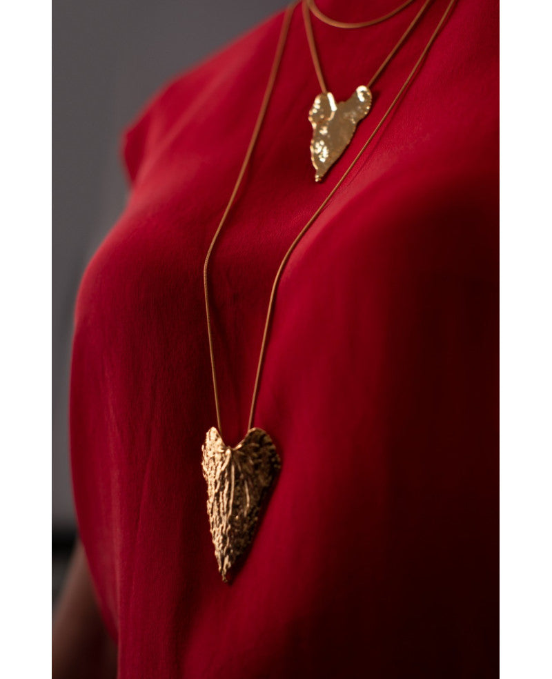 COLLANA FOGLIA DI RADICE DI LUCE 3
